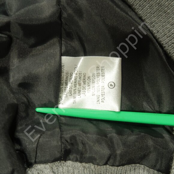 EZGO Golf Vest Mens XL Gray Merino Wool 1/4 Zip Wind Lined Fairway & Greene New - Picture 7 of 8